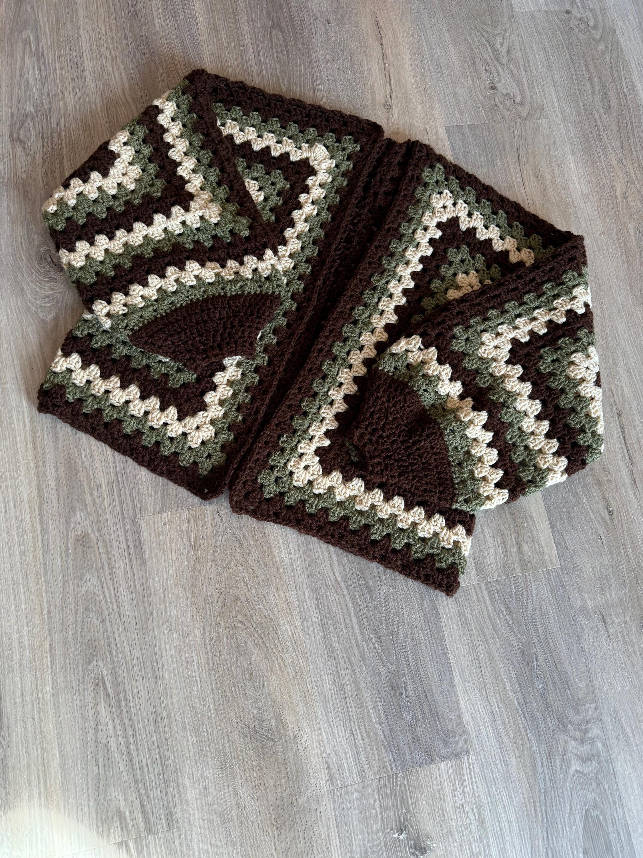 Handmade Crochet Cardigan – Custom Boho Knit Sweater