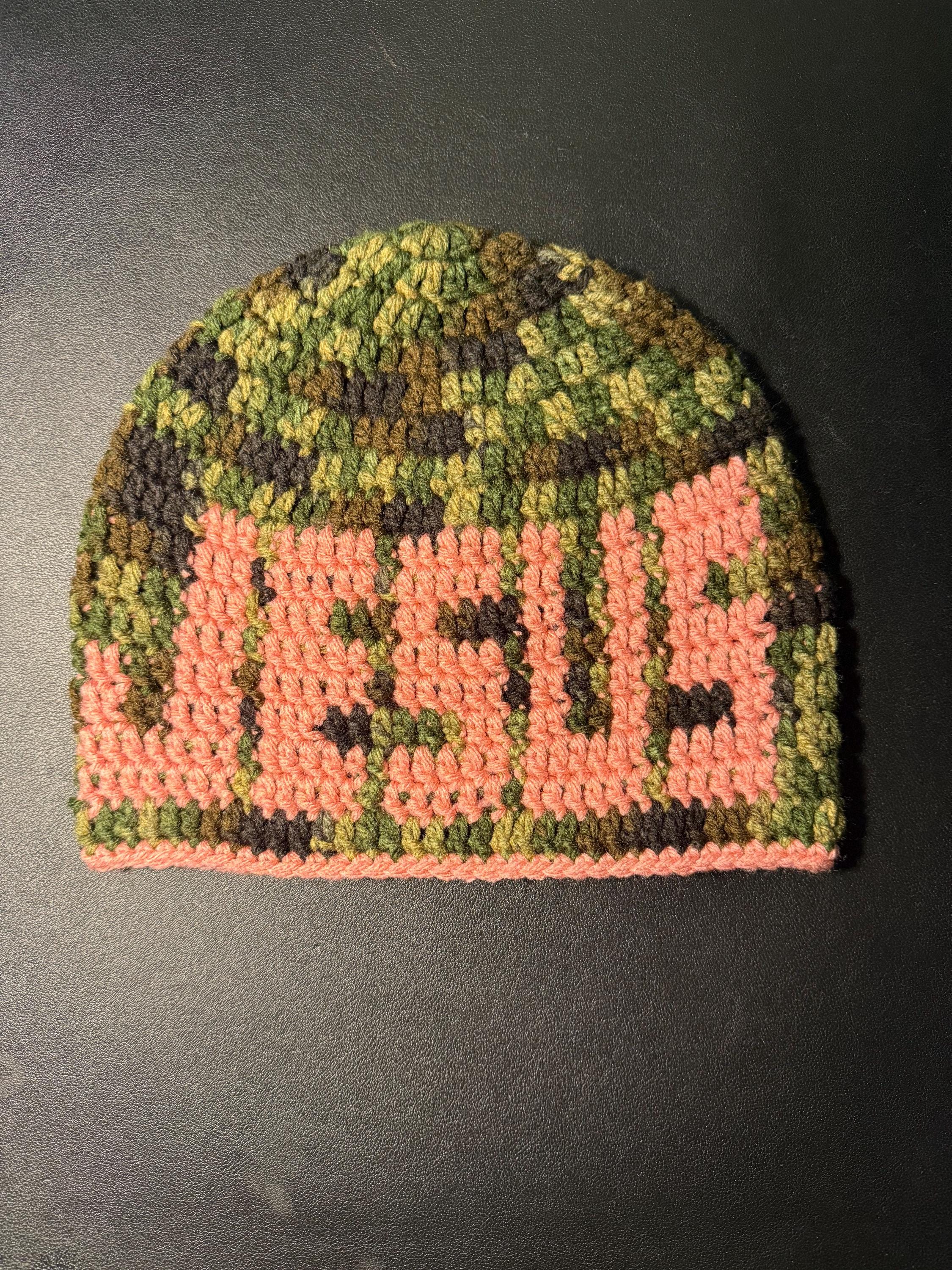 Jesus Crochet Beanie – Handmade Faith Streetwear Hat