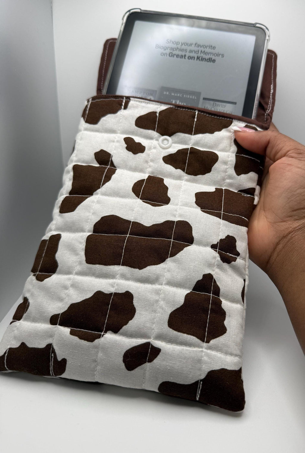 Handmade Padded Kindle Sleeve - Protective E-Reader Case
