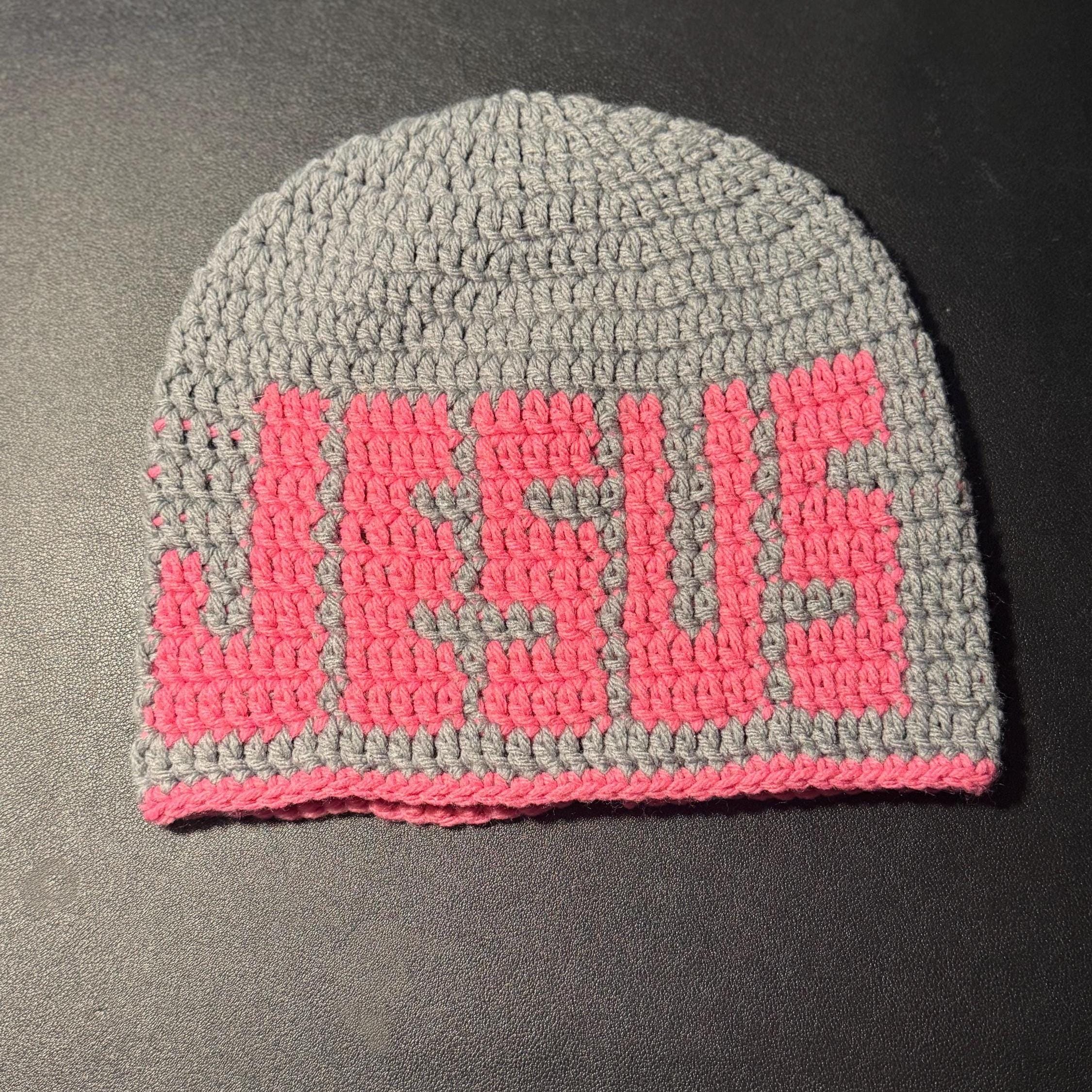 Jesus Crochet Beanie – Handmade Faith Streetwear Hat